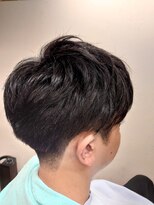 ヘアーカットデザインサロン スマッシュ 田町店(Hair cut design salon Smash)&nbsp;束感マッシュ ショート ツーブロック フェード ビジネススタイル