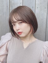 ブルーダー(Bruder)&nbsp;インナーカラー　ピンク系　ボブ