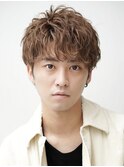 フェザーパーマ/刈り上げセンターパート/サーフカール[新宿]