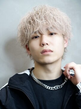 スキル 渋谷(SKILL) ブロンドマッシュウルフ