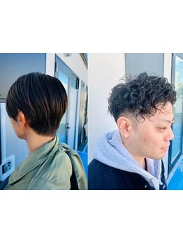 男性のお客様も多数◎通いやすい価格帯と緊張しない空間で、行きつけのサロンになること間違いなし◇