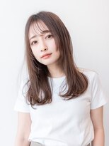 イオ 本厚木(io)&nbsp;韓国レイヤーハッシュカットシースルーバング似合わせカット小顔