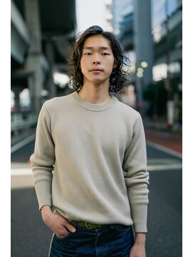 ボンド 三軒茶屋(Bond) メンズミディアム×ラフパーマ【三軒茶屋 メンズカット RYUKI】