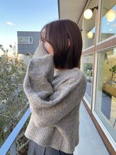 エムサロン 元総社(emusalon) 【Yuuka】ブリーチ無しで作るmildなカラー
