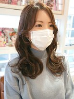 ラボヌールヘアーリアン 川越店(La Bonheur hair Lien)&nbsp;小顔バング ロング