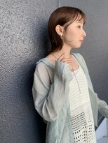 ケーツー 谷町(K-two)&nbsp;ボブ*大人ボブ*前髪ありボブ*前髪カット*オン眉*30代40代50代