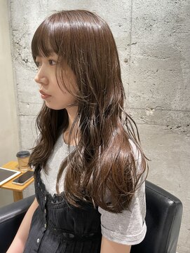 ローレン(LOREN) 透明感髪質改善ベージュダブルカラーミルクティーグレージュ