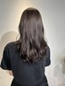 【プチイメチェン】潤い艶カラー+前髪カット+トリートメント+マイクロバブル