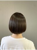 グレージュ/髪質強化トリートメント/ボブ