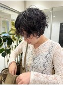 "ショートパーマ"
