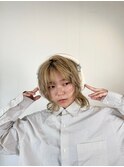無造作ボブスタイル