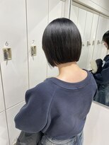 ボブカット 黒髪ボブ 艶髪