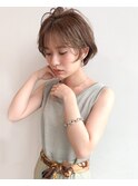 くびれショートボブイメチェンフルバング前髪似合わせカット