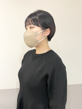 エレノア 新宿西口店(Eleanor) 耳掛けマッシュショート/ラベンダーピンク