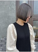 絶対にかわいい間違いないグレージュヘア