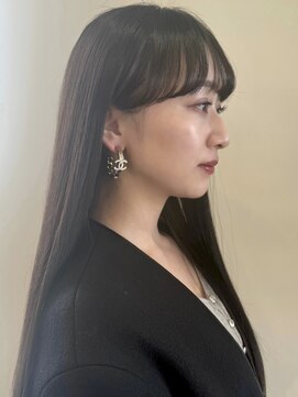 コラソン(corazon) ストレートロング×シースルーバング