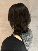 レイヤー/アッシュベージュ/外ハネスタイル