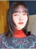10代20代30代大人可愛いウルフカット小顔