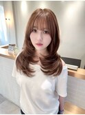 ＊アプリコットオレンジレイヤーカット＊【Zina京都河原町】