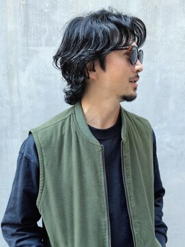 ワール(whirl.) グランジスタイルグランジパーマメンズレイヤー20代30代40代