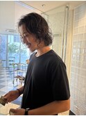 ボブパーマ、メンズスタイル、メンズパーマ