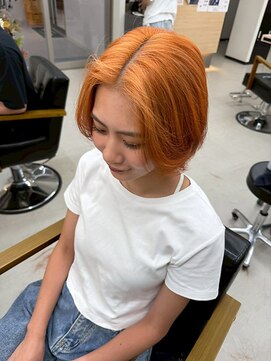 アリープパロット(ALEAP parrot) 透明感オレンジブラウン【ALEAP parrot/大西】