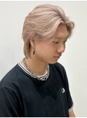 韓国風ウルフ×ピンクベージュ