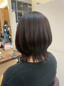 髪質改善/顔周りレイヤーカット/グレージュ[千葉/千葉駅]