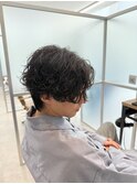 波巻きパーマ/波巻きシャドウ【福岡/天神/メンズパーマ】
