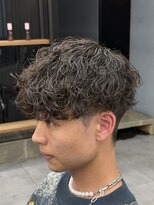 オーバルバイアピッシュ(OVARL by apish) 波巻きパーマ/メンズパーマメンズカットシャドウパーマ