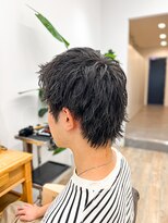 セイドット フクオカ(Say.FUKUOKA) 天神大名スパイキーショート黒髪男子短髪束感ショート簡単セット