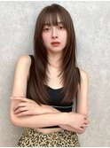 ストレートレイヤー/ブリーチなしベージュ
