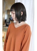 ショートバングのパーマボブ【liblo】