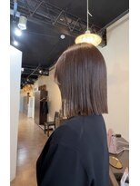 ルポル 大通店(rupolu)&nbsp;長めのパツっとボブ【ビフォアフ】