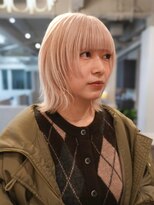 ジーレ 南堀江(jiire)&nbsp;ホワイトブロンド×レイヤーボブ
