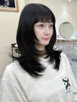 シェノン サントル(CHAINON CENTRE)&nbsp;韓国っぽ美人見え◎上質な艶のあるレイヤーカット【梅田】