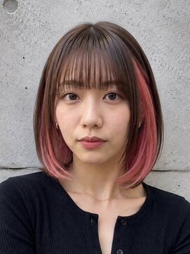 アムリタ 三鷹(AMRITA) インナーカラー/ピンク/ブリーチ_シオン