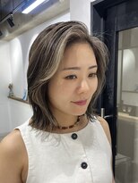 フォーク(FOLK)&nbsp;KASUMI｜スモーキーベージュ×ハイライト