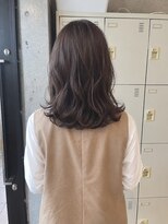 エインアンリー 明治神宮前(AIN.ANLY.)&nbsp;ボブニュアンスパーマ、ボブパーマゆるめ、ミディアムパーマ