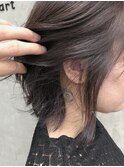 地毛風にさりげないインナーカラー