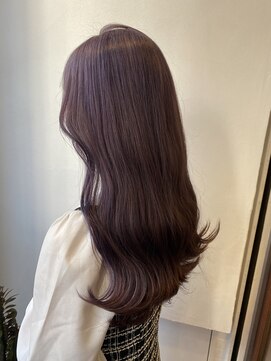 アン(Hair make un) ピンクラベンダー