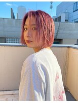 エルジン ヘアドレッサー ショップ(ELGIN HAIR DRESSER SHOP) 【saya】coral pink