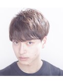 マッシュパーマ/ウルフ/アッシュブラック/カルマパーマ/秋葉原