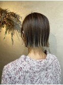 切りっぱなしミニボブ