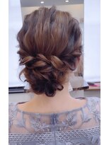 シュシュ(chou chou)&nbsp;ヘアセット　アップスタイル