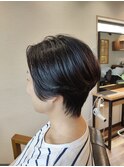 #スマートネックライン ハンサムショート