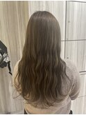 透明感カラー 赤味消しカラー ブリーチなしカラー
