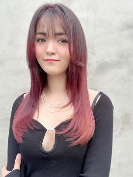 ロンドネートゥル 新潟(Lond naitre) 新潟／万代　　ロングレイヤーグラデーションローズ