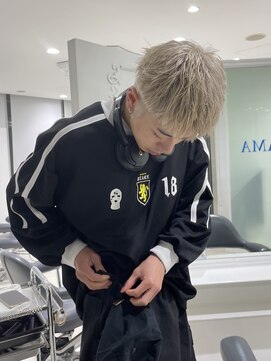 エアー 青山(AIR) メンズハイトーン/金髪