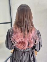 フェリア 渋谷(Feria)&nbsp;【Feria渋谷】ピンクグラデーション/レイヤーカット